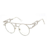 Zola Punk Glasses Frames Round Frames Southood C15 silver clear